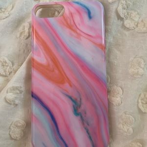 Casely iPhone 8 Plus Marble Colored Case